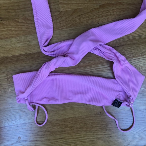 Pink Ribbed Bikini Set - Picture 7 of 7